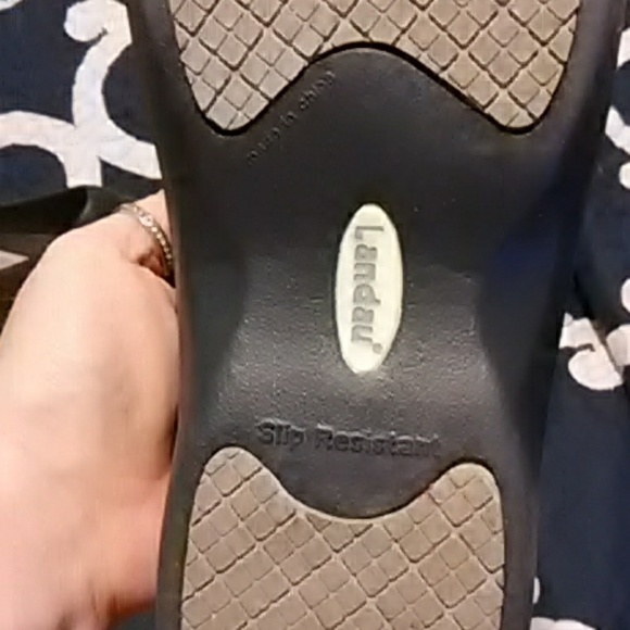 Landau Navy Blue Clogs - Picture 3 of 4